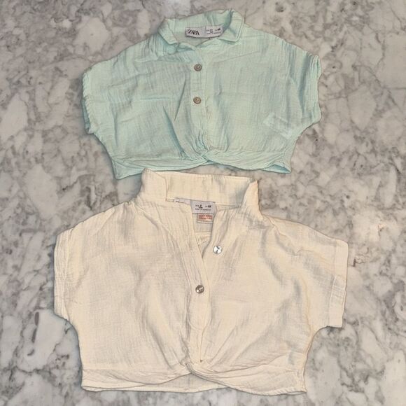 ZARA BUTTON TOP BUNDLE 1 1/2Y - 2Y - Picture 1 of 12